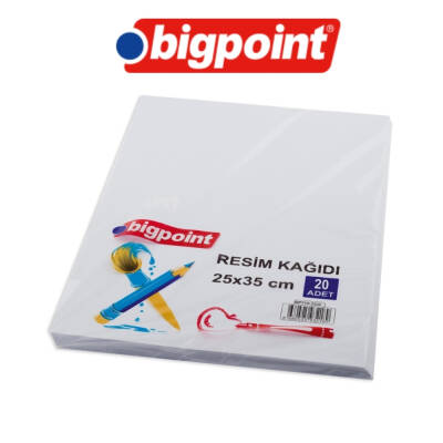 Bigpoint Resim Kağıdı, 25x35 cm, 20’li, 120 gr/m², Özel Çizim Kağıdı - 3