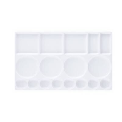 Bigpoint Sanatsal Godeli Palet, 27x16cm, Plastik, Yağlı, Guaj, Akrilik - Bigpoint