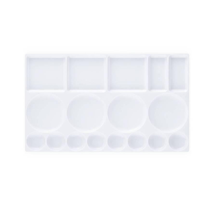 Bigpoint Sanatsal Godeli Palet, 27x16cm, Plastik, Yağlı, Guaj, Akrilik - 1