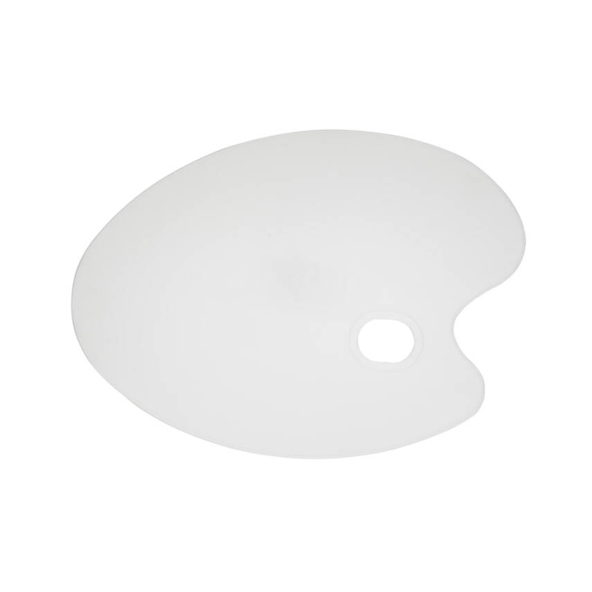 Bigpoint Sanatsal Oval Palet, 43x30cm, PS Plastik,Yağlı,Guaj, Akrilik - 1