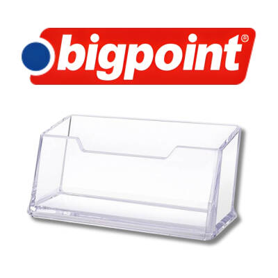 Bigpoint Şeffaf Kartvizitlik, Masa Tipi, Düşmeye ve Darbeye Dayanıklı - 3