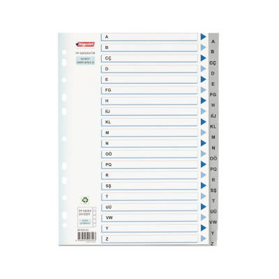 Bigpoint Seperatör, A-Z Harfli, Klasör İçi Ayraç ve Dosya Düzenleyici - Bigpoint