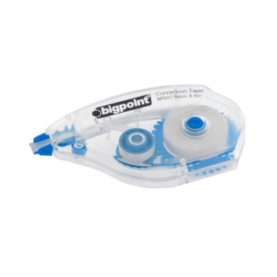 Bigpoint Şerit Daksil, 5 mm x 8 m, Fotokopi ve Mürekkep Uyumlu Silici - 2