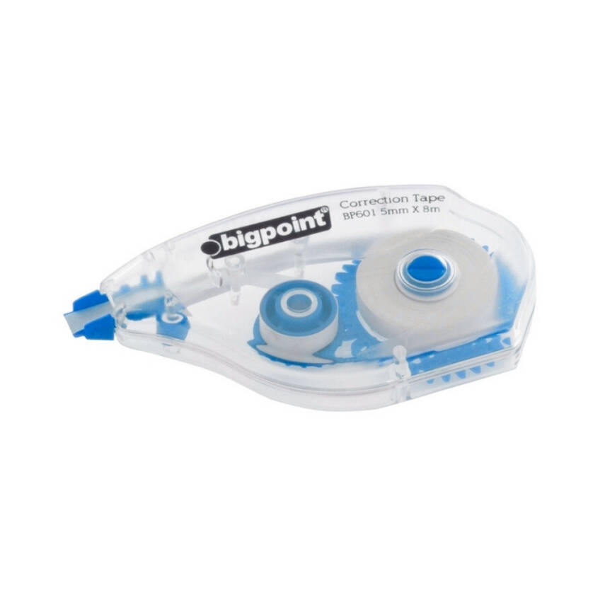 Bigpoint Şerit Daksil, 5 mm x 8 m, Fotokopi ve Mürekkep Uyumlu Silici - 2