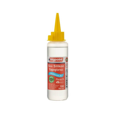 Bigpoint Sıvı Silikon Yapıştırıcı, Su Bazlı, Çok Amaçlı, 100 ml - 1