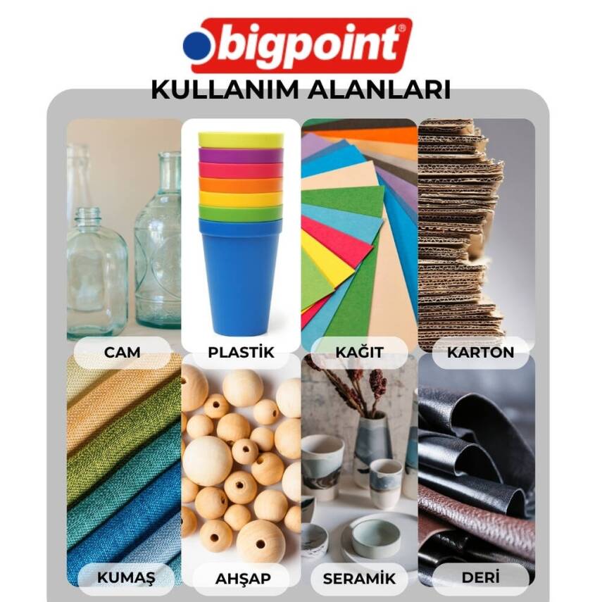 Bigpoint Sıvı Silikon Yapıştırıcı, Su Bazlı, Çok Amaçlı, 100 ml - 2