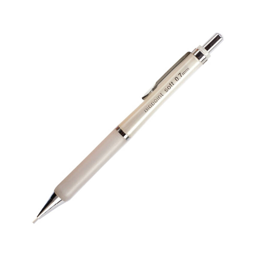 Bigpoint Soft Versatil Kalem, 0.7 mm, Metal Uç, Yumuşak Gövde, Beyaz - 1