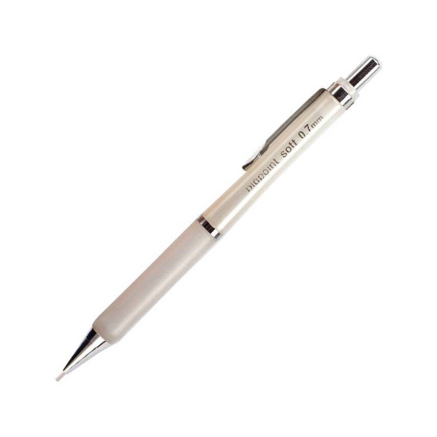 Bigpoint Soft Versatil Kalem, 0.7 mm, Metal Uç, Yumuşak Gövde, Beyaz - 1