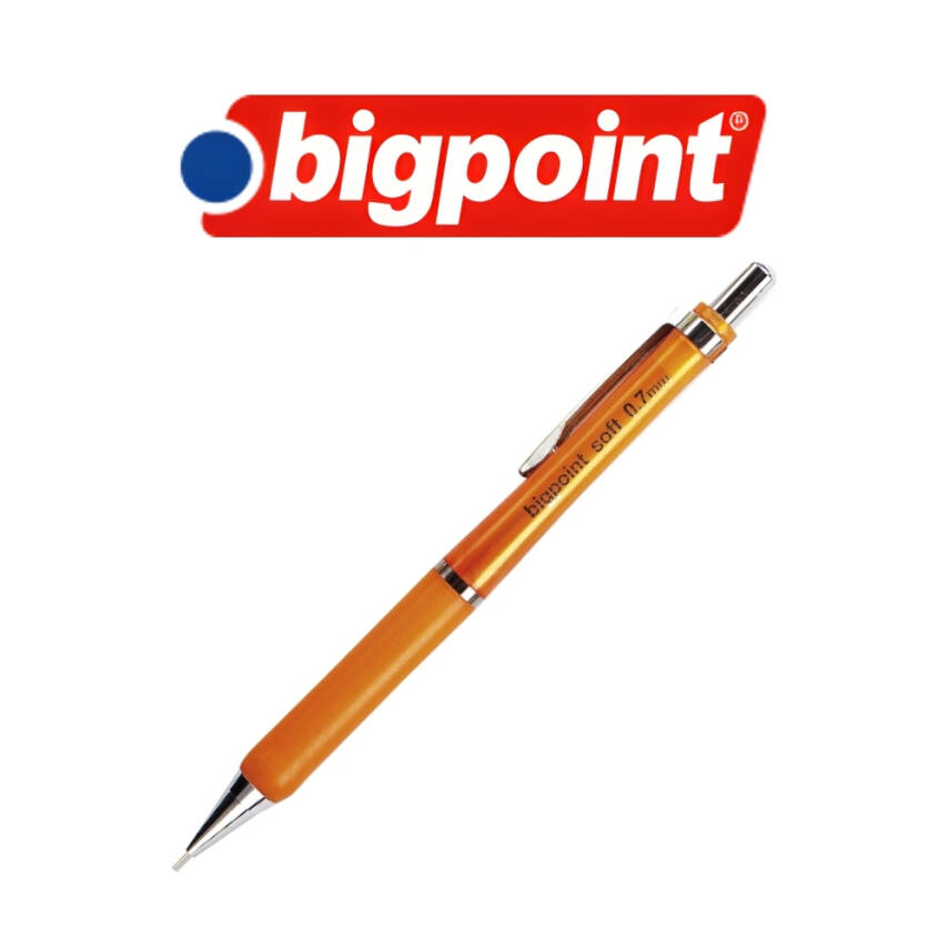 Bigpoint Soft Versatil Kalem, 0.7 mm, Metal Uç, Yumuşak Gövde, Turuncu - 3