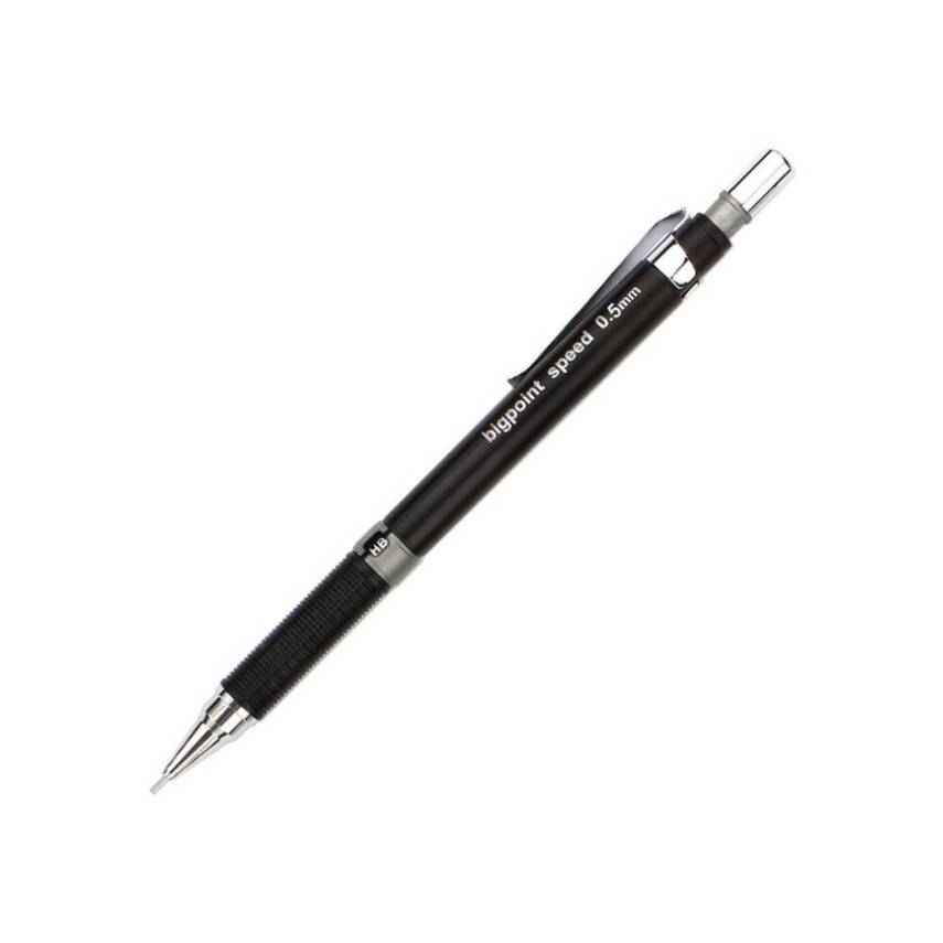 Bigpoint Speed Versatil Kalem, 0.5 mm, Gizlenebilir Uçlu, Siyah - 1