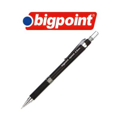 Bigpoint Speed Versatil Kalem, 0.5 mm, Gizlenebilir Uçlu, Siyah - 3