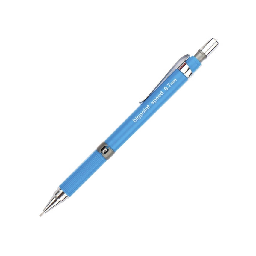 Bigpoint Speed Versatil Kalem, 0.7 mm, Gizlenebilir Uçlu, Mavi - 1