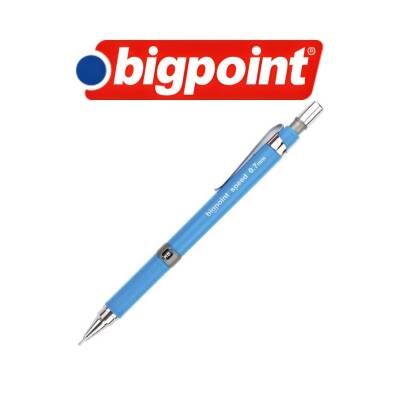Bigpoint Speed Versatil Kalem, 0.7 mm, Gizlenebilir Uçlu, Mavi - 2
