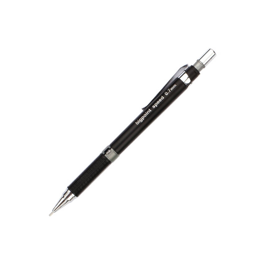 Bigpoint Speed Versatil Kalem, 0.7 mm, Gizlenebilir Uçlu, Siyah - 1