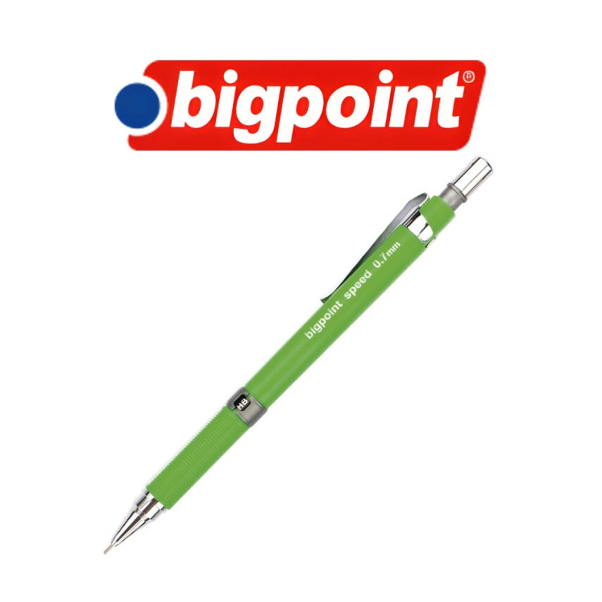 Bigpoint Speed Versatil Kalem, 0.7 mm, Gizlenebilir Uçlu, Yeşil - 2