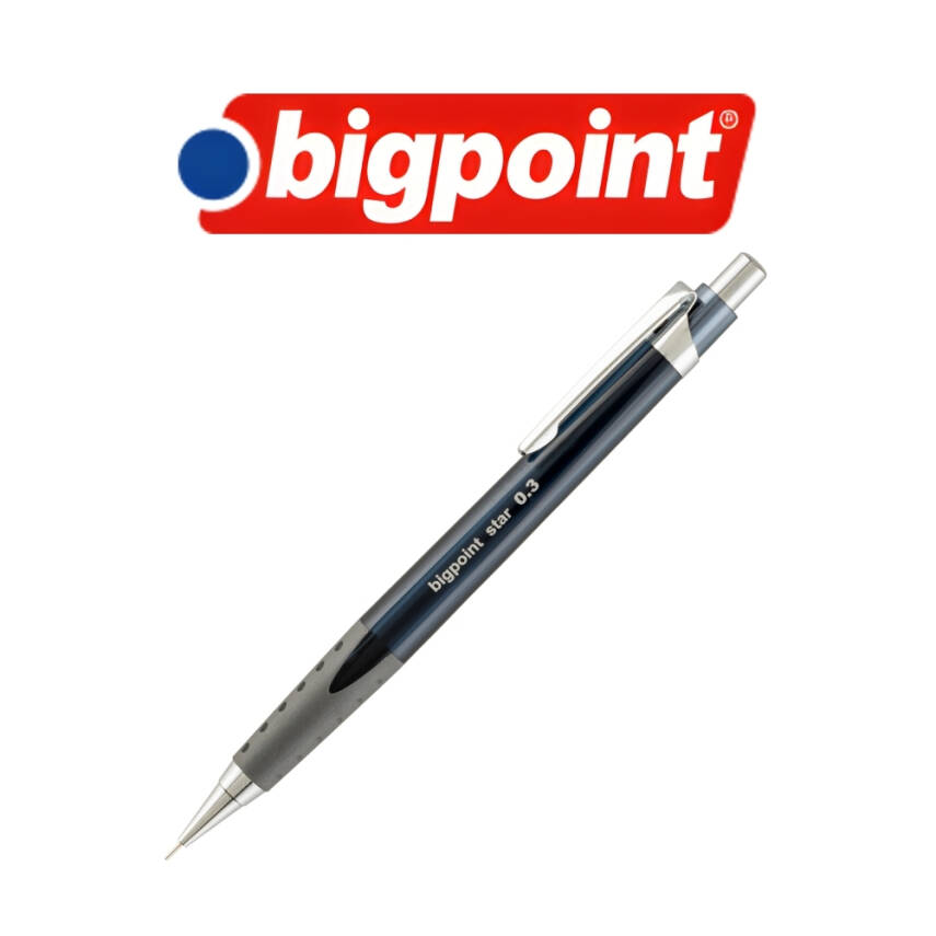 Bigpoint Star Versatil Kalem, 0.3 mm, Metal Uçlu, Siyah - 3