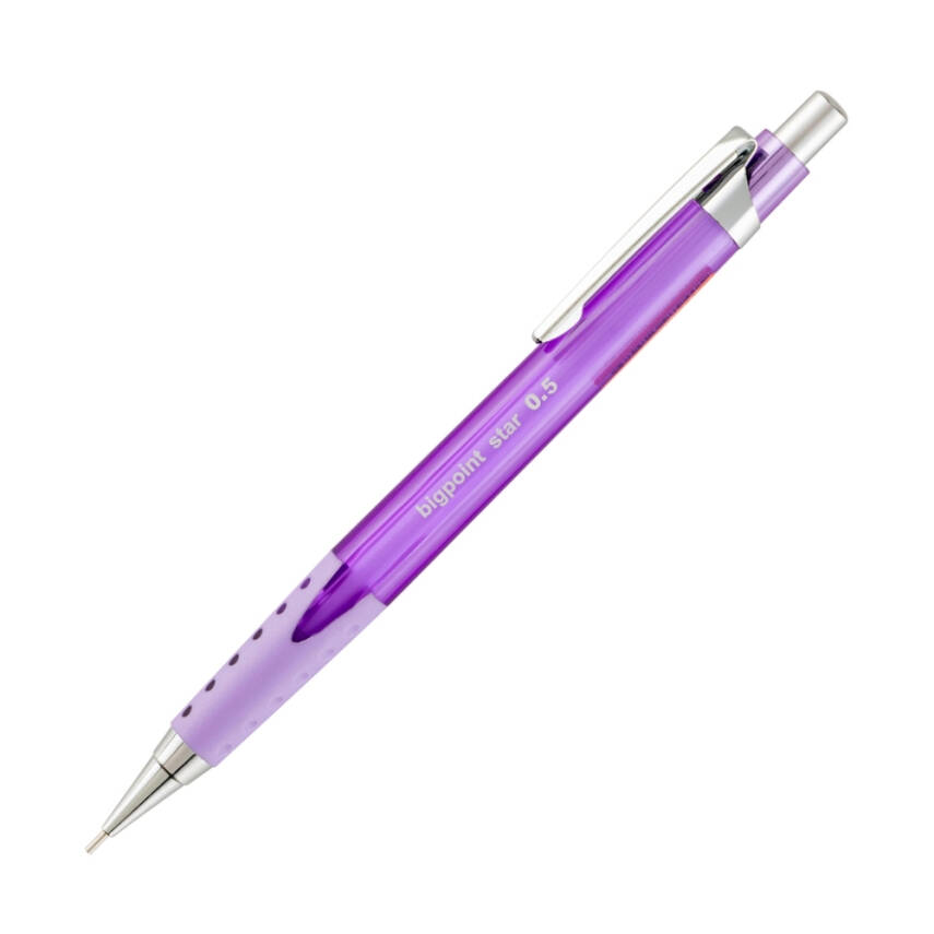 Bigpoint Star Versatil Kalem, 0.5 mm, Metal Uçlu, Mor - 1