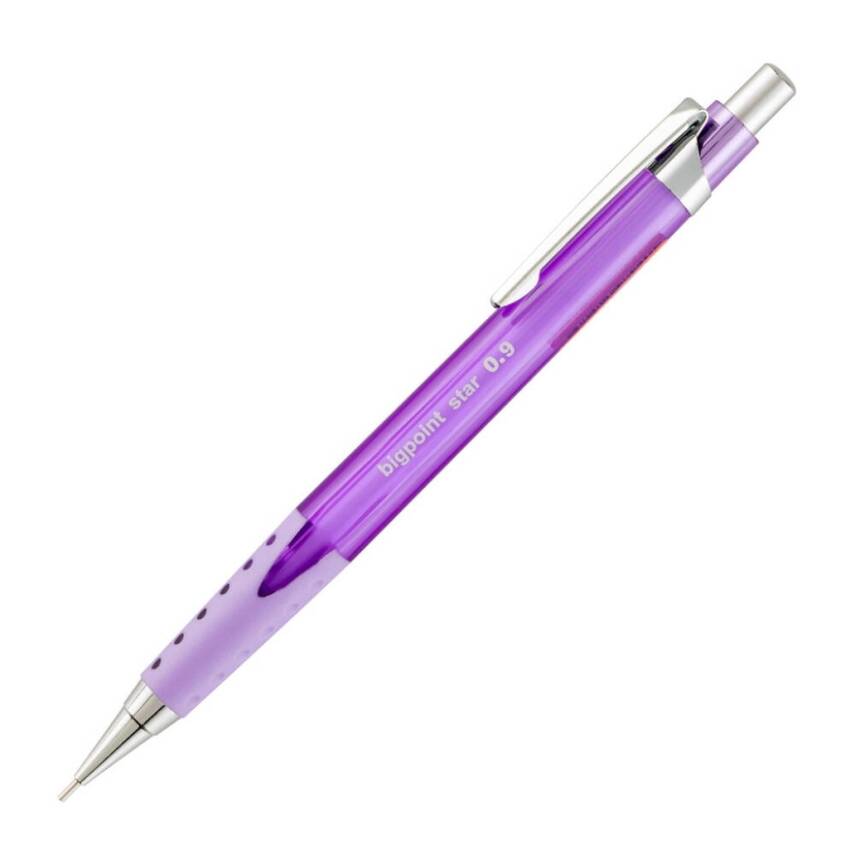 Bigpoint Star Versatil Kalem, 0.9 mm, Metal Uçlu, Mor - 1