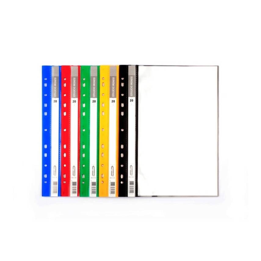Bigpoint Sunum Dosyası, 20 Yaprak, 5'li Paket, A4, 5 Renk, Dayanıklı - 2