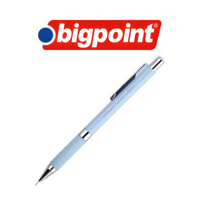 Bigpoint Super Versatil Kalem, 0.5 mm, Gizlenebilir Uçlu, Mavi - 3