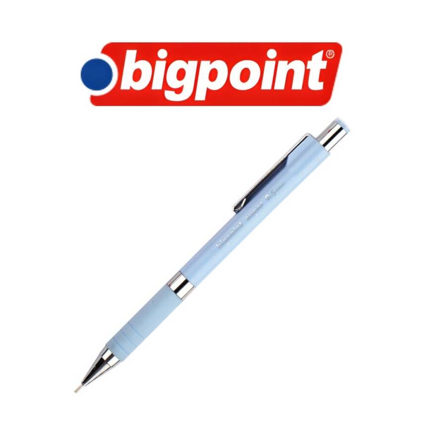 Bigpoint Super Versatil Kalem, 0.5 mm, Gizlenebilir Uçlu, Mavi - 3