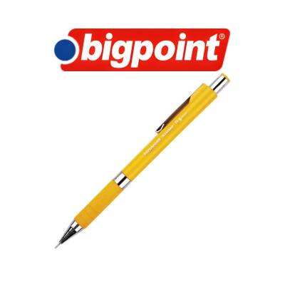 Bigpoint Super Versatil Kalem, 0.5 mm, Gizlenebilir Uçlu, Sarı - 3