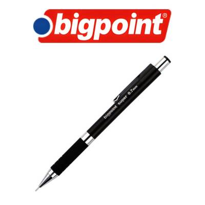 Bigpoint Super Versatil Kalem, 0.7mm, Metal Uç, Ergonomik Gövde, Siyah - 3
