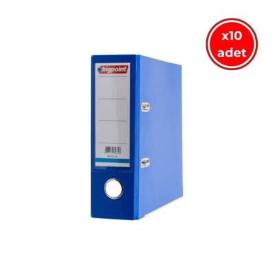 Bigpoint Telgraf Klasör, 10 Adet, 2 Halkalı, 480 A5 Sayfa, Mavi - Bigpoint