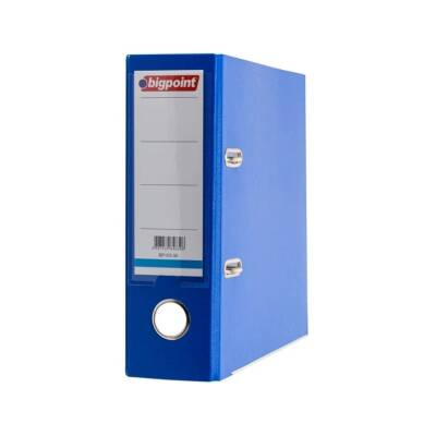 Bigpoint Telgraf Klasör, 2 Halkalı, A5 İle Uyumlu, Düzenleyici, Mavi - Bigpoint