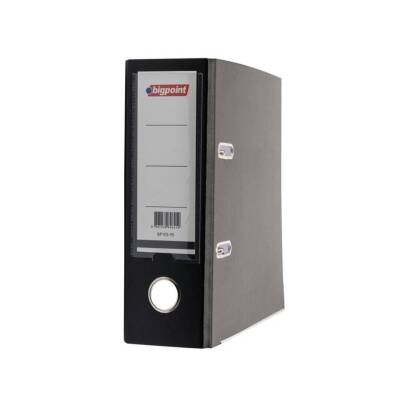 Bigpoint Telgraf Klasör, 2 Halkalı, A5 İle Uyumlu, Düzenleyici, Siyah - Bigpoint