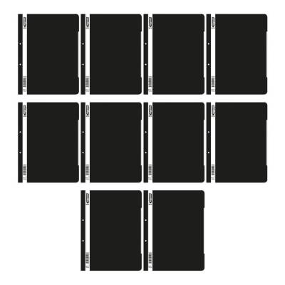 Bigpoint Telli Dosya, 10 Adet, 50'li Paket, 180 A4 Kapasiteli, Siyah - 2