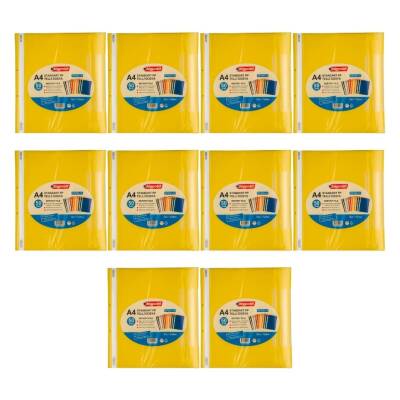 Bigpoint Telli Dosya, 10 Adet, 50'li Paket, Standart, A4, Sarı - 3
