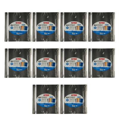 Bigpoint Telli Dosya, 10 Adet, 50'li Paket, Standart, A4, Siyah - 3