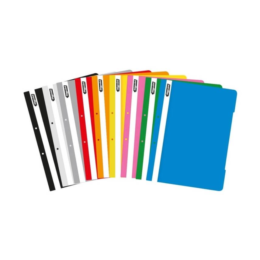 Bigpoint Telli Dosya, 10 Adet, 50'li Paket, Standart, A4, Siyah - 4