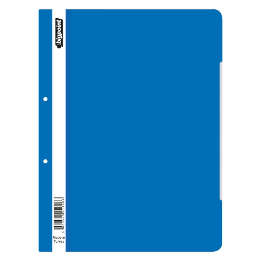 Bigpoint Telli Dosya, 80g, 180 A4 Kapasiteli, Poşet Dosya Uyumlu, Mavi - 1