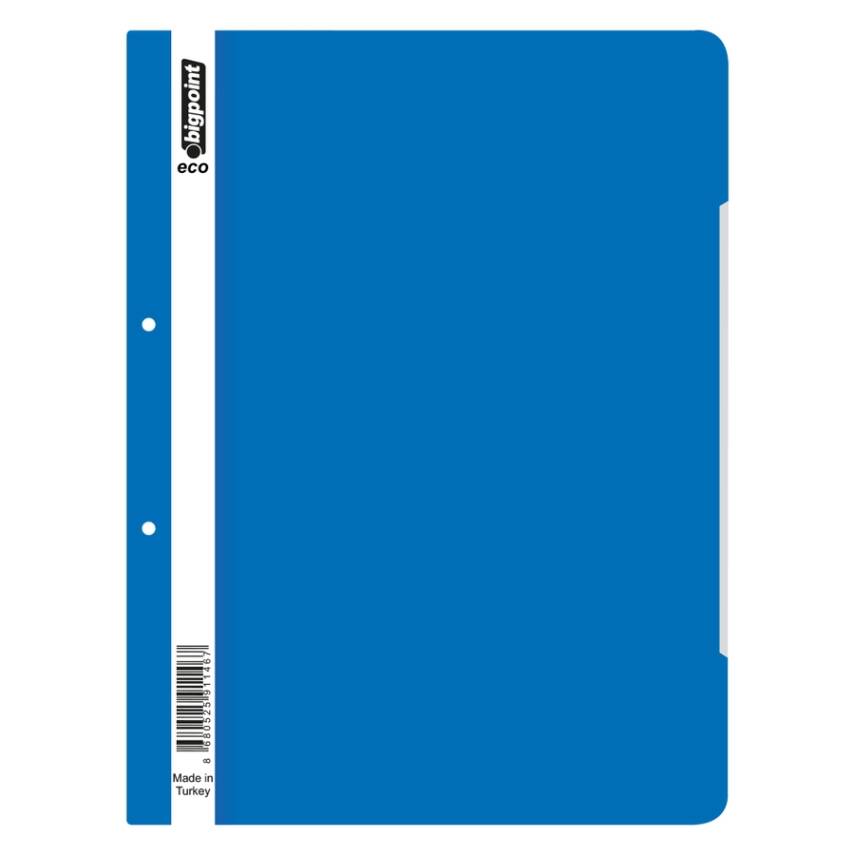 Bigpoint Telli Dosya, 80g, 180 A4 Kapasiteli, Poşet Dosya Uyumlu, Mavi - 1