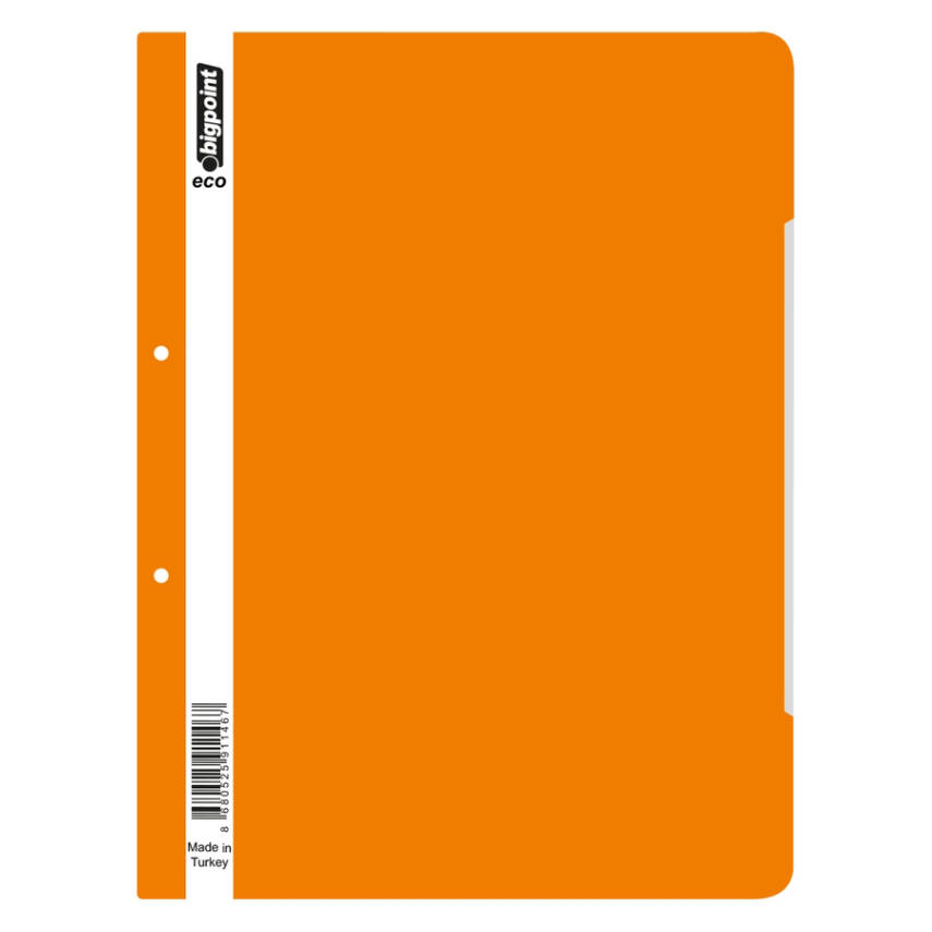 Bigpoint Telli Dosya, 80g, 180 A4 Kapasiteli, Poşet Uyumlu, Turuncu - 1