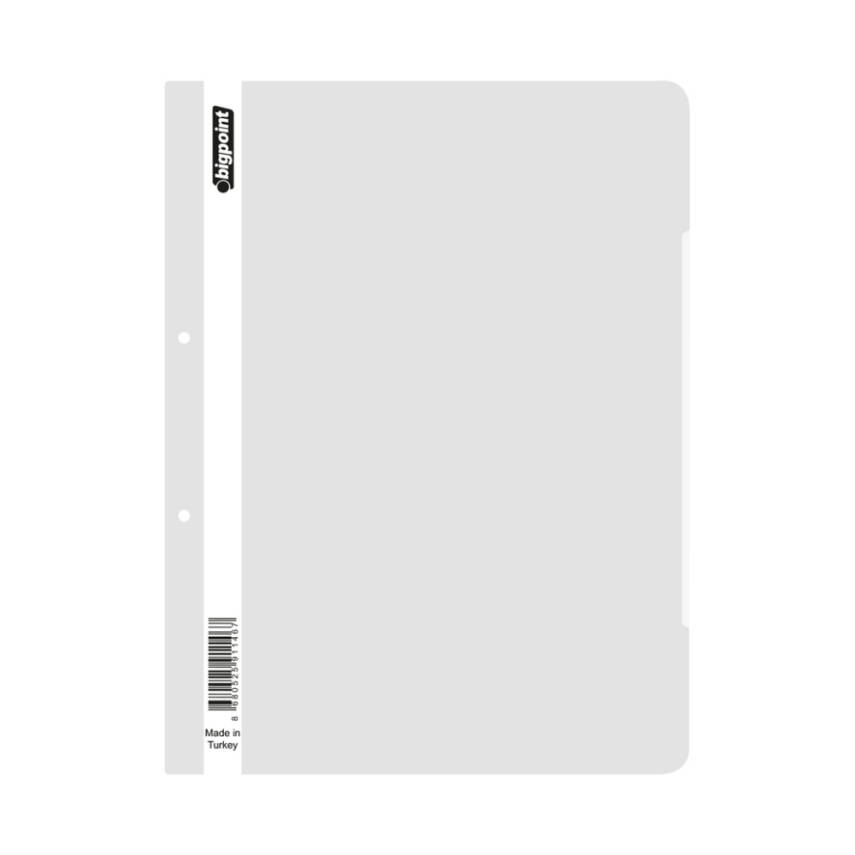 Bigpoint Telli Dosya Beyaz, Standart, A4 Poşet Dosya İçin, Metal Tel - 1