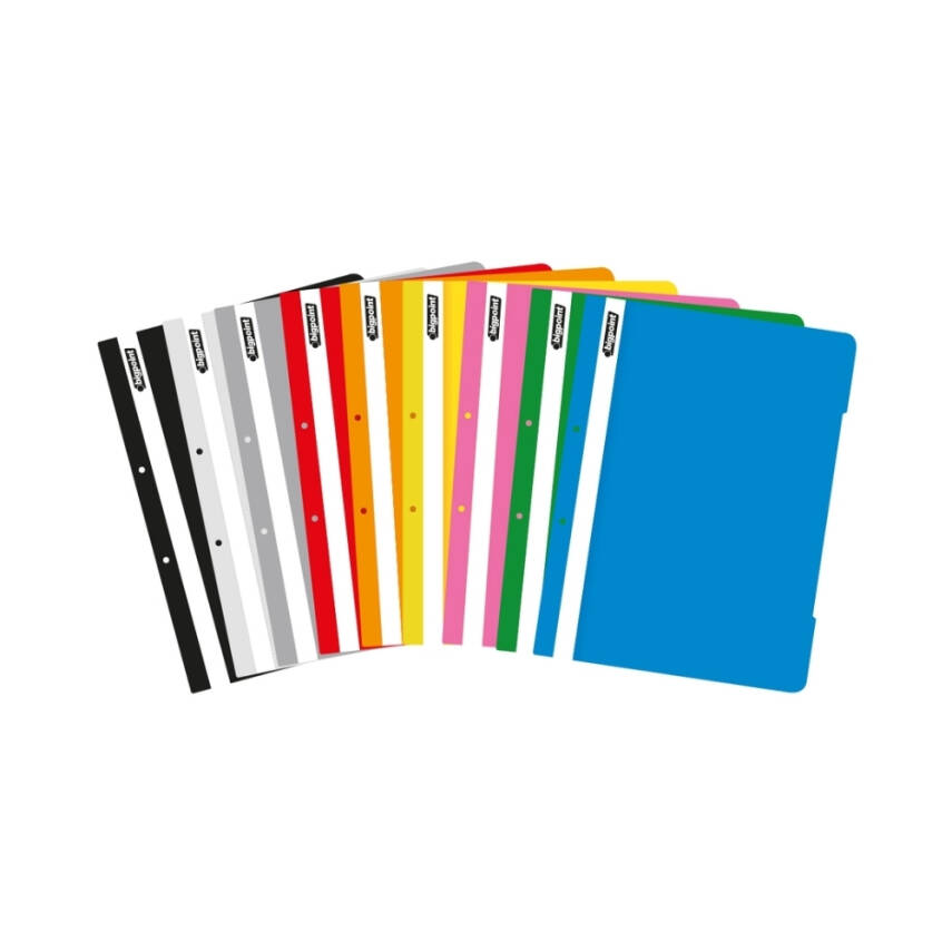 Bigpoint Telli Dosya Kırmızı, Standart, A4 Poşet Dosya İçin, Metal Tel - 3