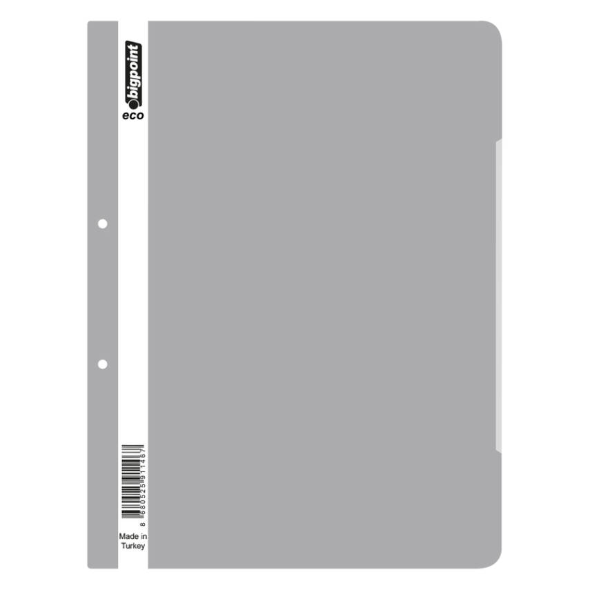 Bigpoint Telli Dosya, Poşet Dosya Uyumlu, 80g, 180 A4 Kapasiteli, Gri - 1