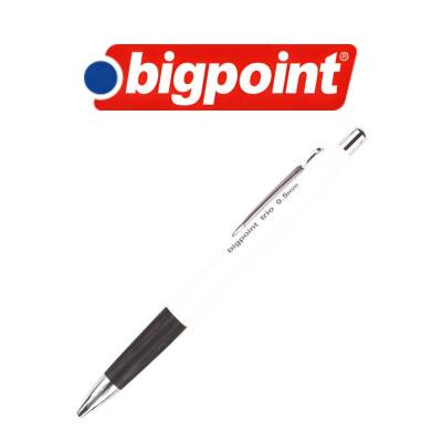 Bigpoint Trio Versatil Kalem, 0.5 mm, Gizlenbilir Uçlu, Beyaz - 3