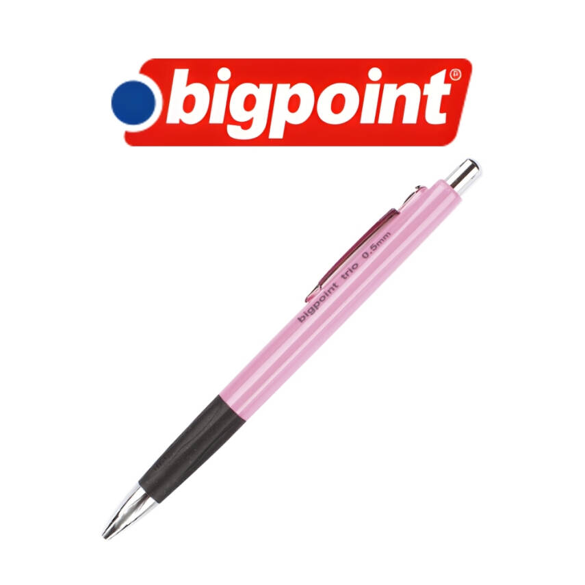Bigpoint Trio Versatil Kalem, 0.5 mm, Gizlenbilir Uçlu, Pembe - 3