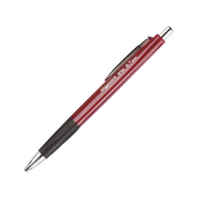 Bigpoint Trio Versatil Kalem, 0.7 mm, Gizlenbilir Uçlu, Bordo - Bigpoint