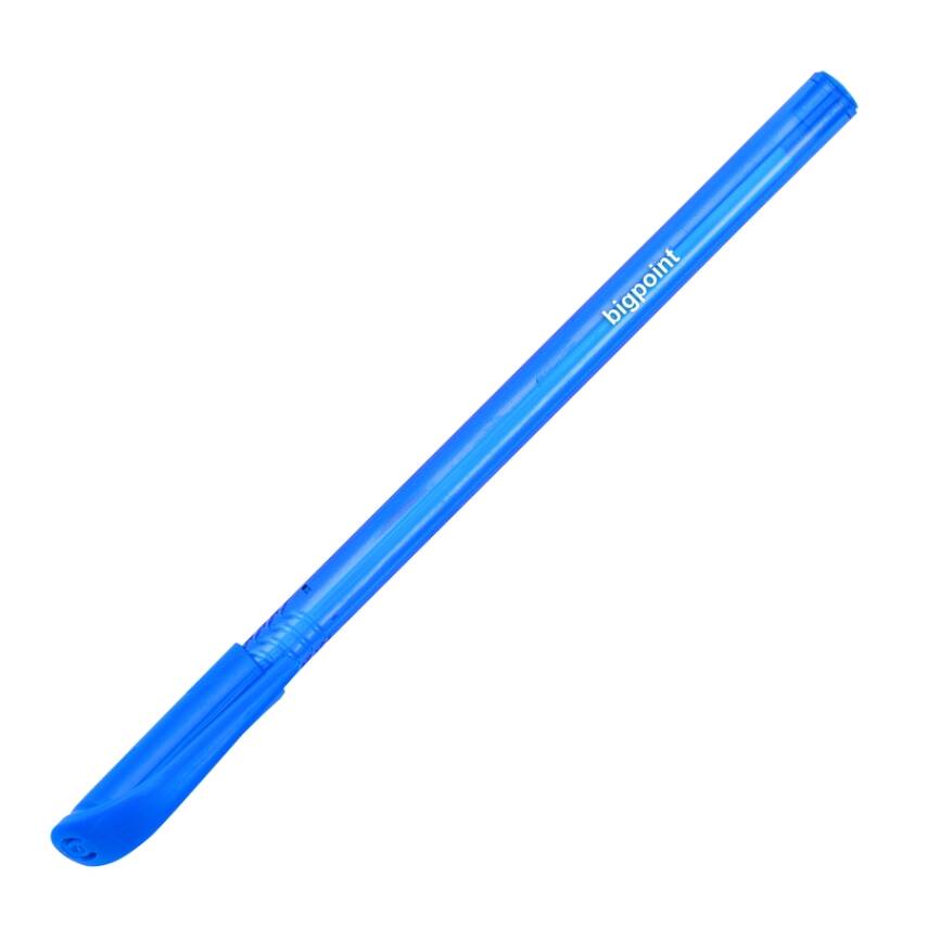 Bigpoint Tükenmez Kalem, 1.0 mm, 3 km Yazma, Yağ Bazlı Mürekkep, Mavi - 1