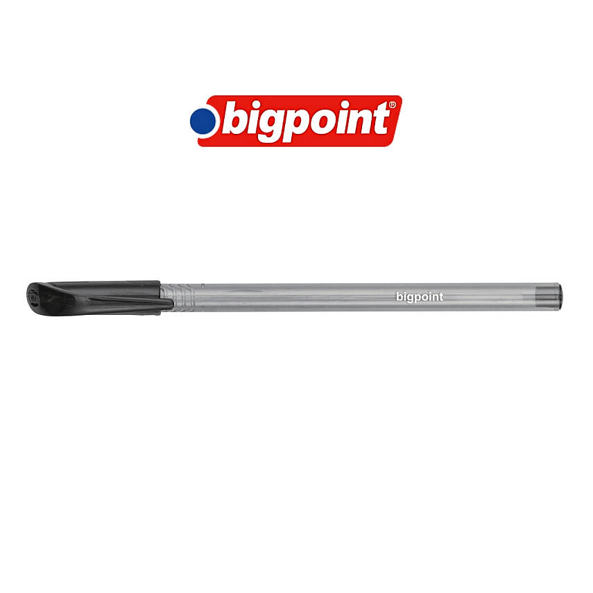 Bigpoint Tükenmez Kalem, 1.0 mm, 3 km Yazma, Yağ Bazlı Mürekkep, Siyah - 5