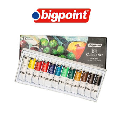 Bigpoint Yağlı Boya Seti, 12ml Tüpx12 Renk, Yoğun Pigment, Koyulaşmaz - 3