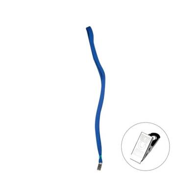 Bigpoint Yaka İpi, 50 Adet, Metal Klipsli, Mavi, Dayanıklı ve Şık - 2