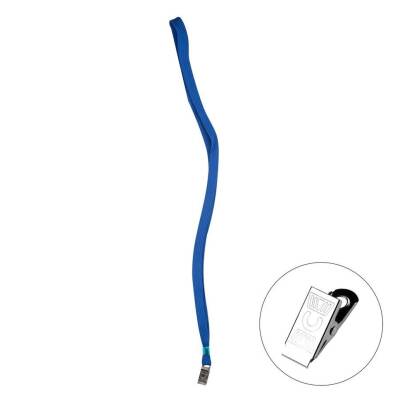 Bigpoint Yaka İpi, Metal Klipsli, Dayanıklı ve Şık Kullanım, Mavi - Bigpoint