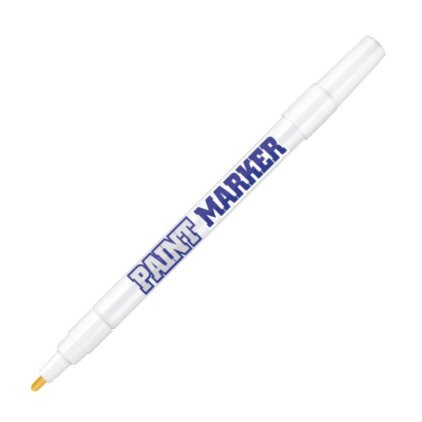 Bigpoint Yuvarlak Uçlu Paint Marker, İnce Uç,Endüstriyel Kalıcı, Altın - 1