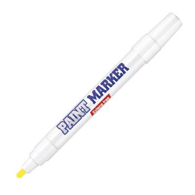 Bigpoint Yuvarlak Uçlu Paint Marker, Kalın Uç, Endüstriyel Kalıcı,Sarı - Bigpoint